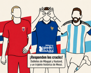 ¡Jornada de cracks! Mbappé y Haaland marcan dobletes, mientras Messi firma un triplete histórico y alcanza a Klose